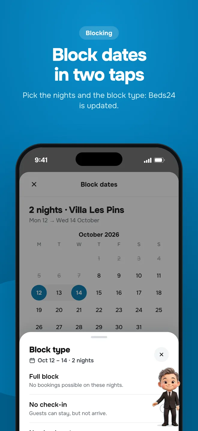 Blocking dates