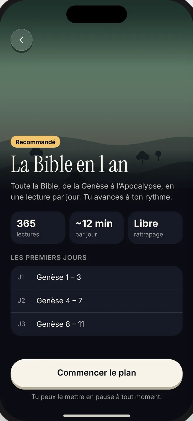 A reading plan: the Bible in a year