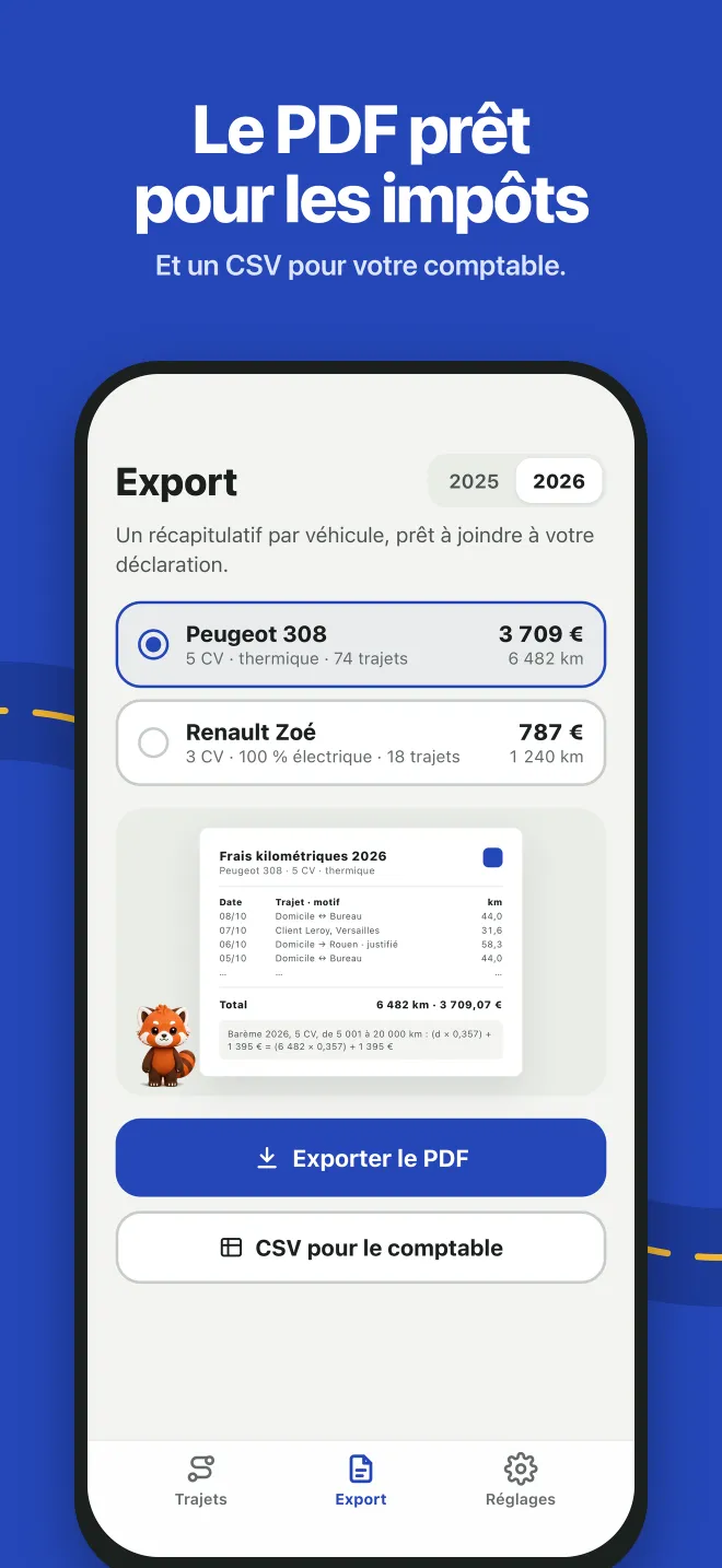 PDF prêt pour les impôts