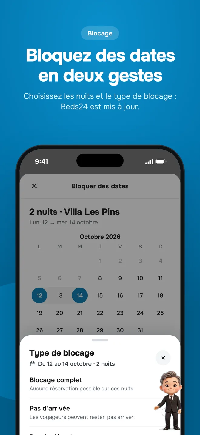 Blocage de dates